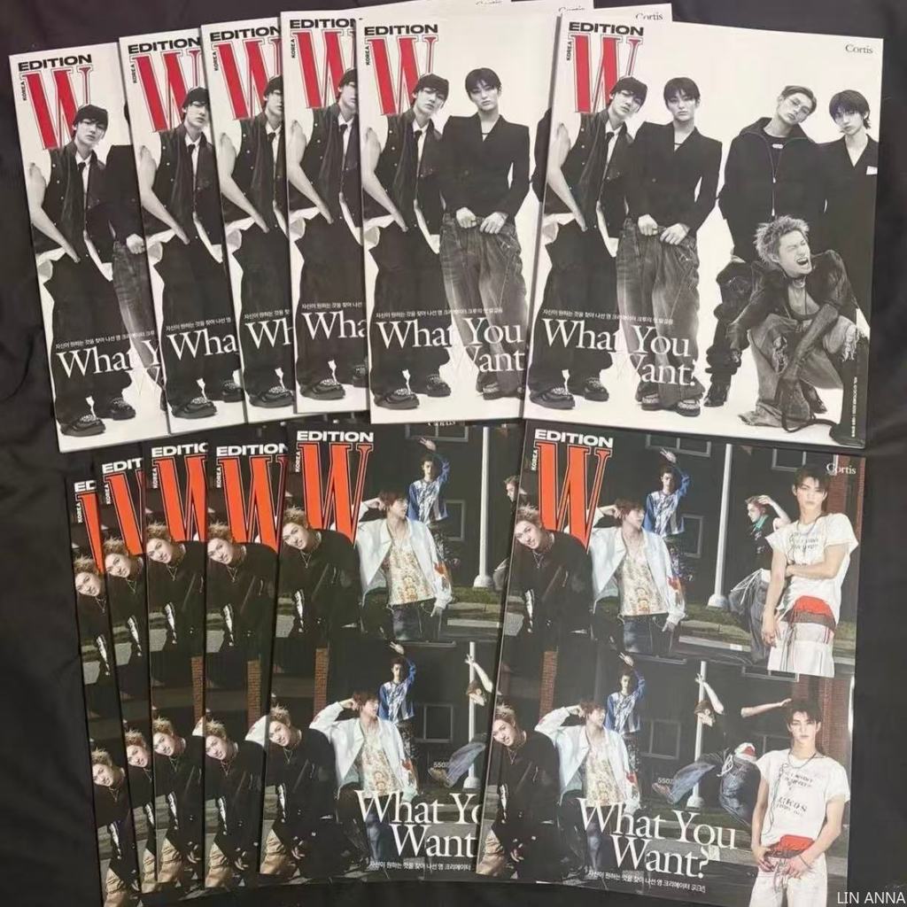 รูปแบบใหม่ cortis Debut อัลบั้ม สินค้าเวอร์ชั่น W นิตยสาร wkorea ตุลาคม Journal Magazine