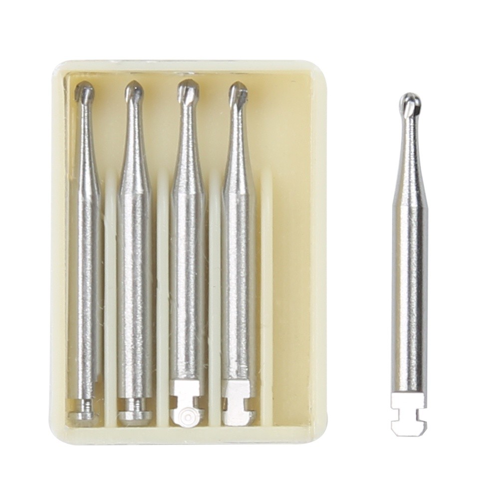 in สต็อก5 ชิ้น/กล่องทันตกรรมทังสเตนคาร์ไบด์ Burs ความเร็วช้ารอบ RA Series สําหรับทันตกรรม Lab Clinic 2.35 มม.เครื่องมือขัด Bur