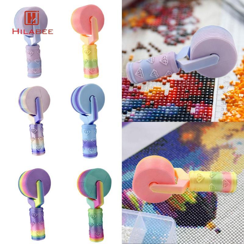 [hilabee] Diamond Art Roller Aligning Repair Pressing Pressing Tool แบบพกพา Fast and Smooth Practica