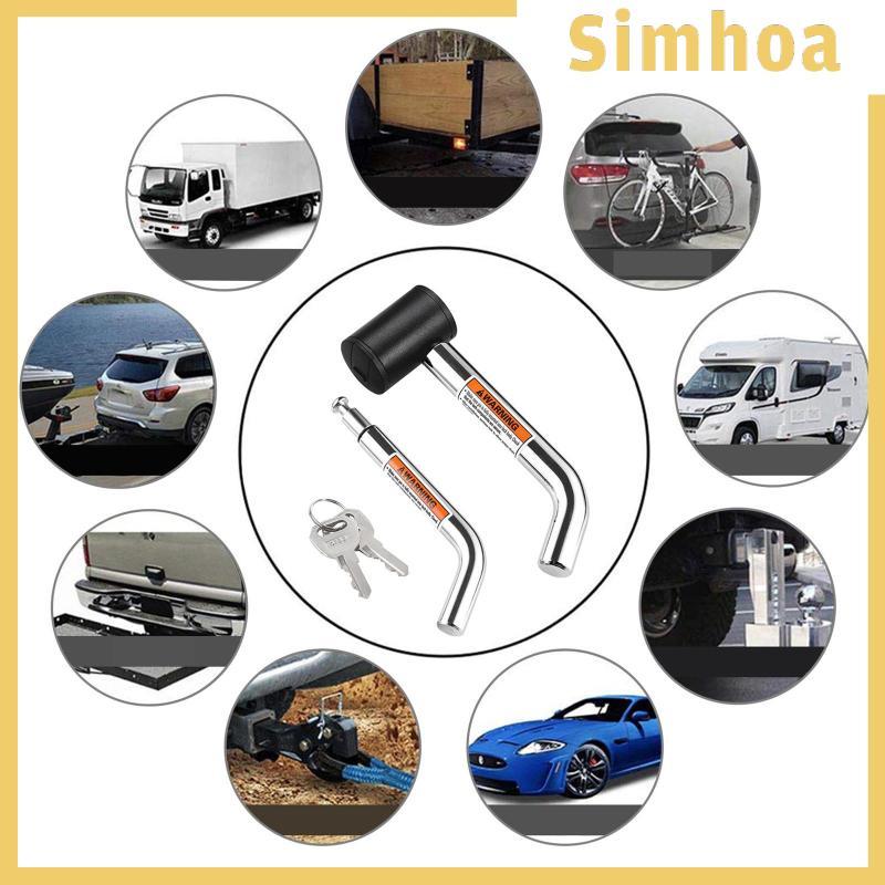 [SIMHOA] Hitch , 1/2" และ 5/8" สองพินสําหรับ Class IV 1-1/4" 2" และ 2-1/2" , สําหรับรถพ่วง, รถบรรทุก