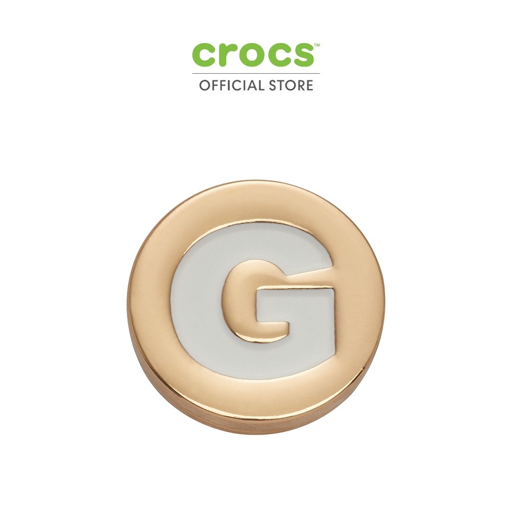 CROCS ตัวติดรองเท้า JIBBITZ™ GOLD LETTER G รุ่น 10008513 - MULTI COLOR