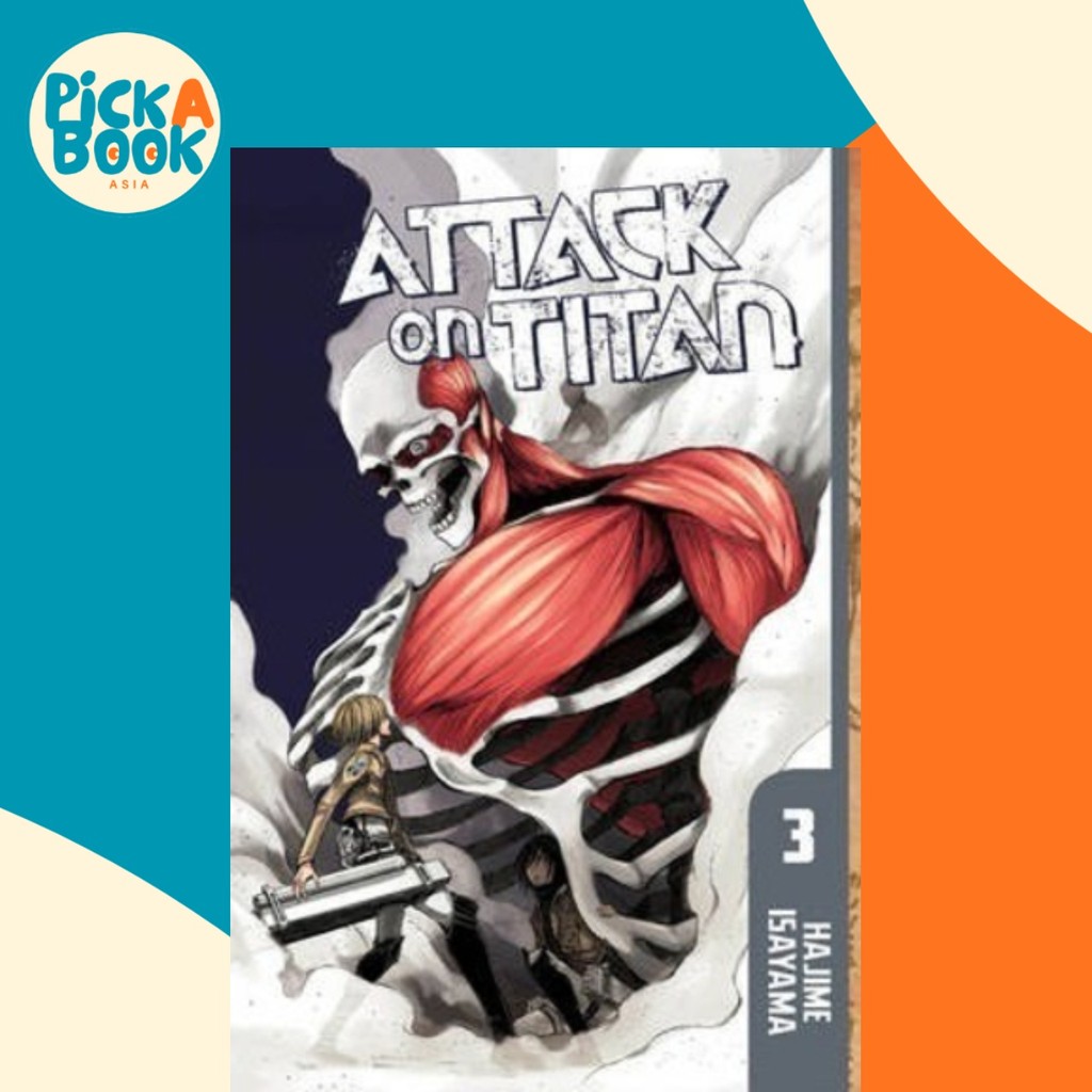 Attack On Titan 3 โดย Hajime Isayama (ฉบับสหรัฐอเมริกาปกอ่อน)
