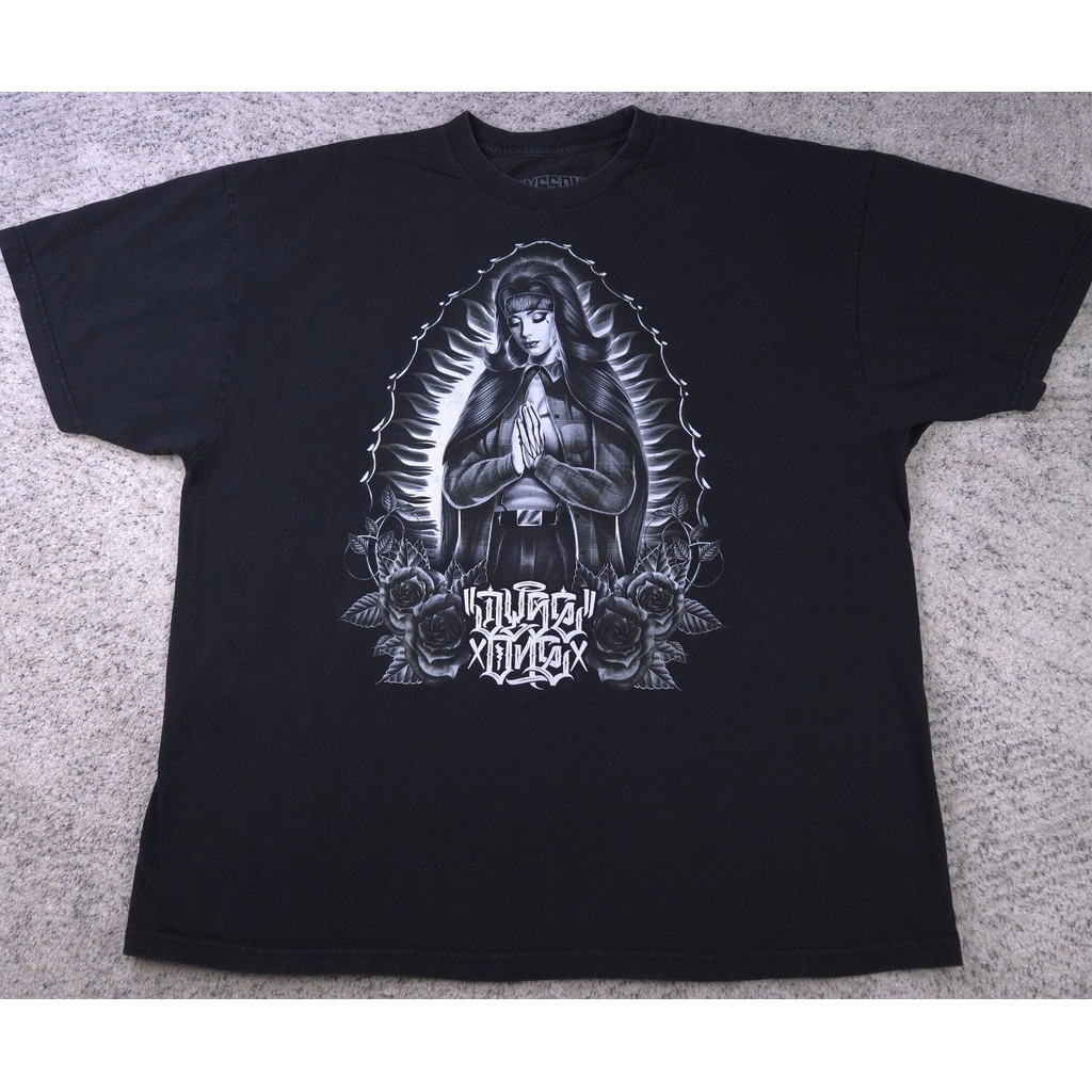 เสื้อยืด Chicano Art Graffiti คอตตอน 100% สต็อกพร้อมขาย