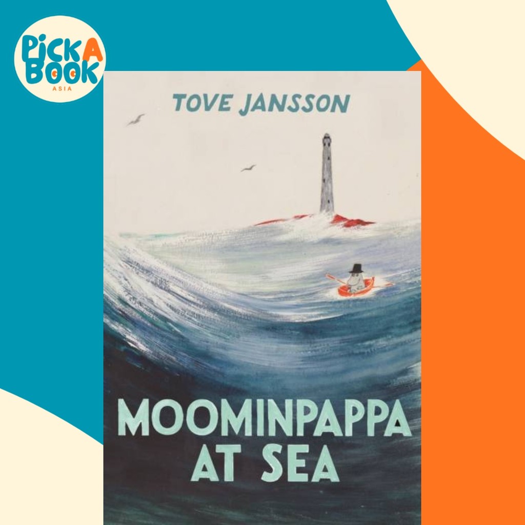 - Moominpappa at Sea by Tove Jansson (ฉบับสหราชอาณาจักร ปกแข็ง)