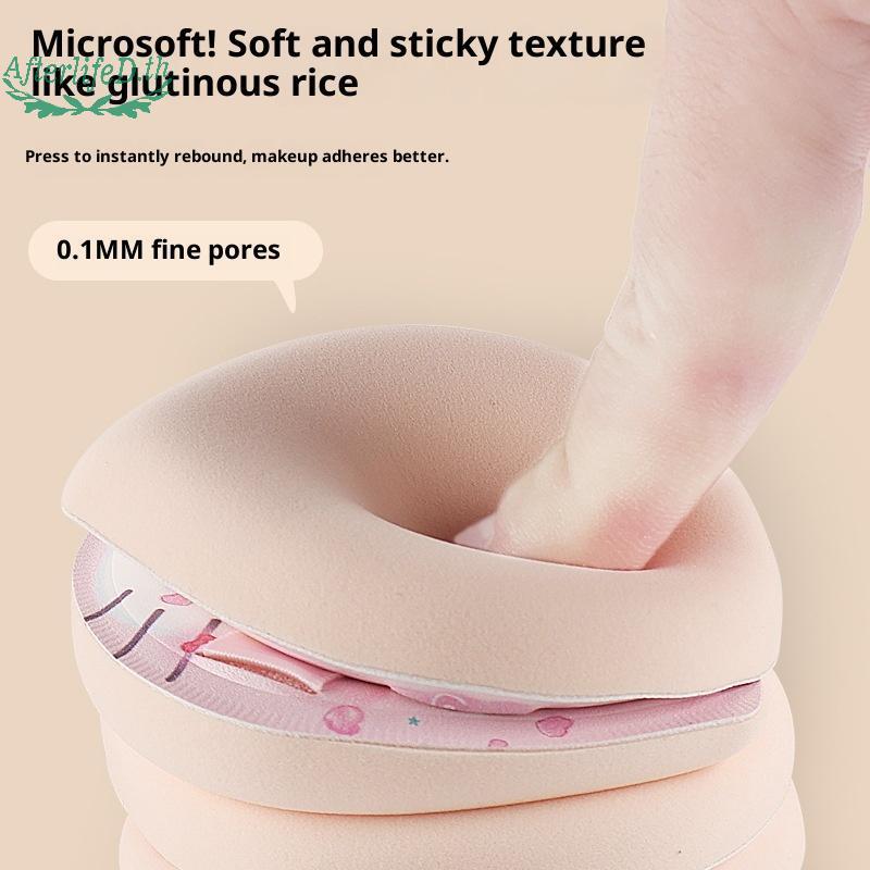 AF Animation ลายการ์ตูน Air Cushion Puff แห้งและเปียกใช้ฟองน้ําแต่งหน้าการตั้งค่าเครื่องมือแต่งหน้า A - รูปที่ 7