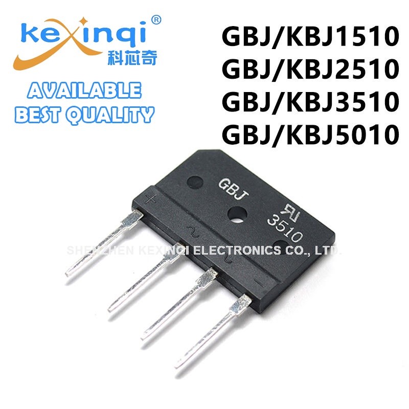 5PCS GBJ3510 Bridge Rectifier 35A 1000V GBJ1510 GBJ2510 GBJ5010 KBJ1508 KBJ1510 KBJ2510 KBJ3510 GBJ5