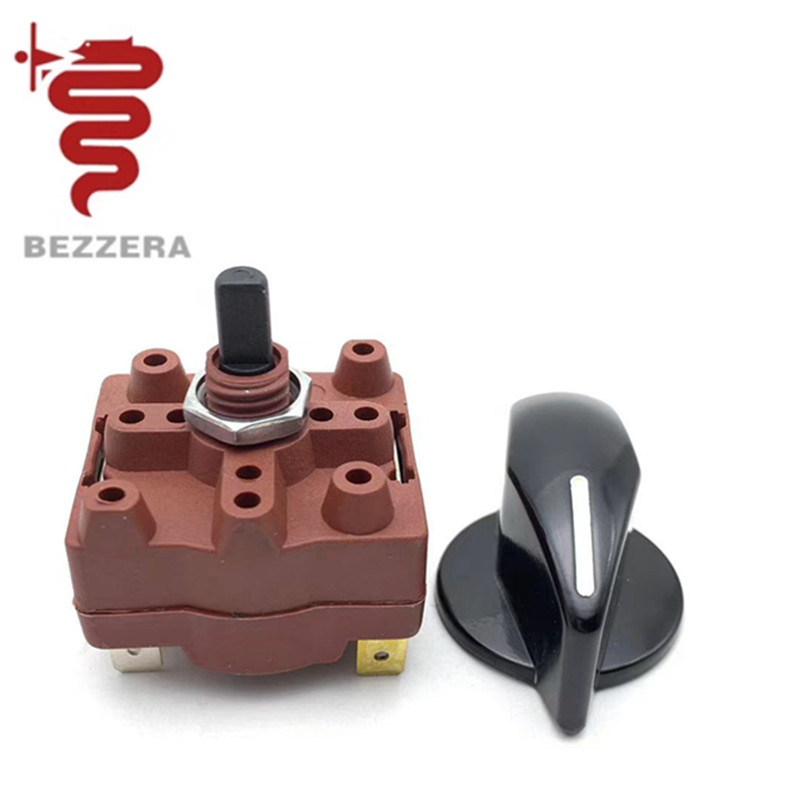 Original BEZZERA BEZZERA เครื่องชงกาแฟสวิตช์ไฟ 8-Pin เท้าแหล่งจ่ายไฟหลักอุปกรณ์เสริมเครื่องชงกาแฟ