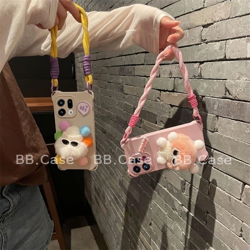 การ์ตูน เคส Phone Case OPPO Find X9 Pro FindX9 Pro FindX9Pro เทรนด์ใหม่แฟชั่นสนุกน่ารัก 3D ตุ๊กตาตุ๊กตารวมทุกอย่าง เคสโทรศัพท์ ป้องกันพร้อมเชือกเส้นเล็ก Cover 2026