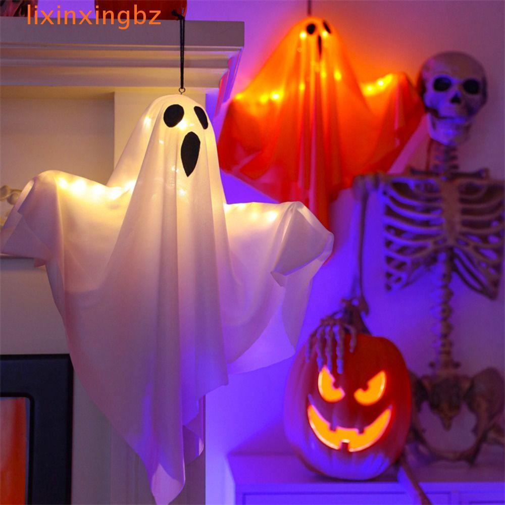 LIXINXINGBZ LED Spectre, Luminous Floating Halloween Hanging Ghost, Party Supplies with Fairy Lights