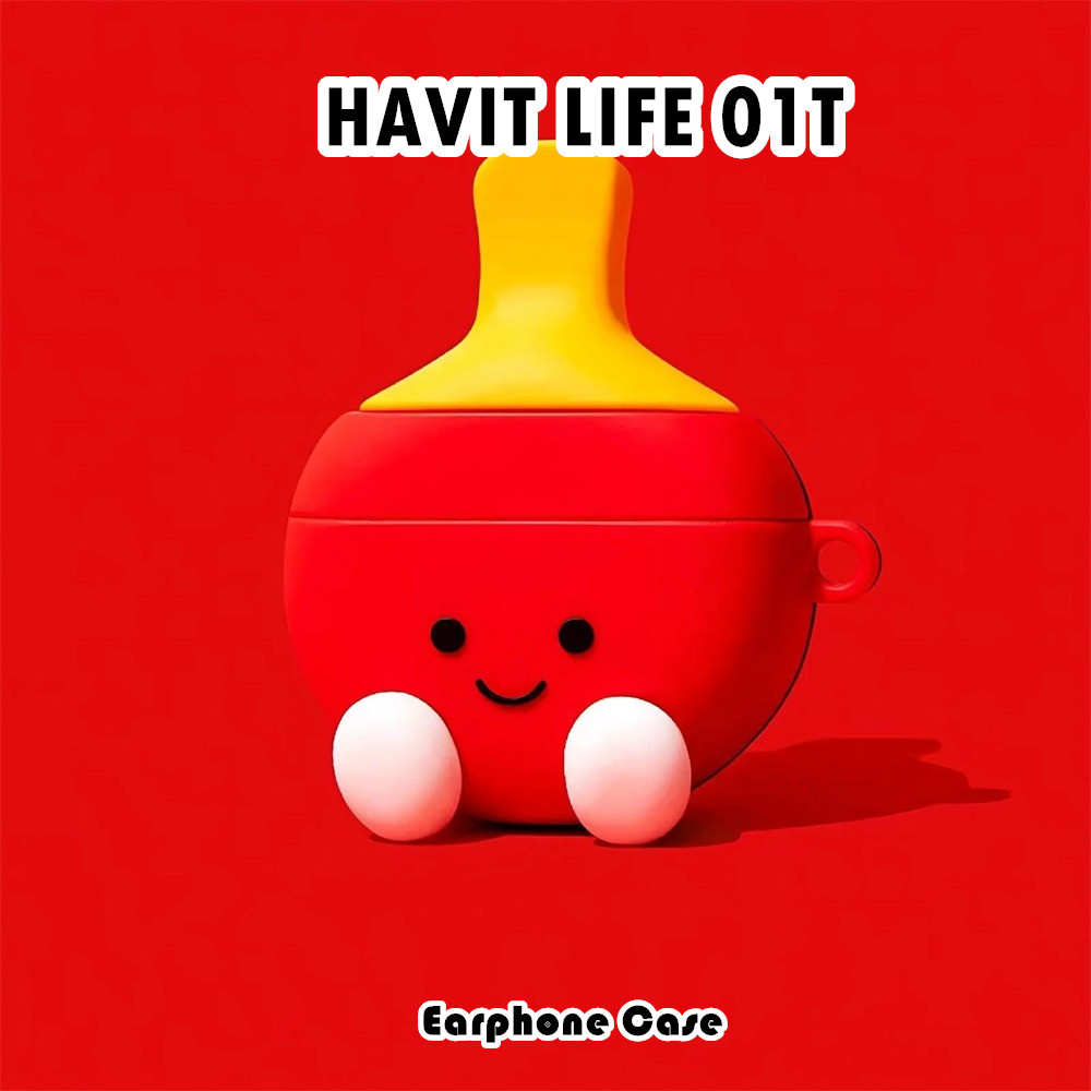Fast ShipmentFor HAVIT LIFE 01T Case Casing Soft Silicone Headphone Case Cute Cartoon NO.3