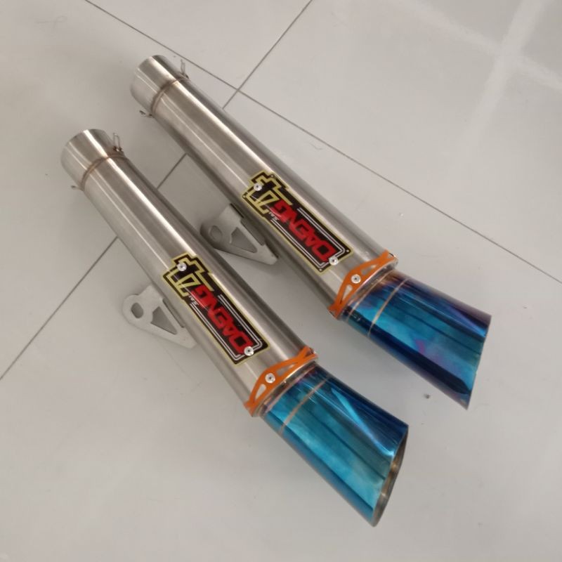 Daeng sai4 Canister สําหรับท่อข้อศอกใหญ่ 51 มม. รถจักรยานยนต์สากล
