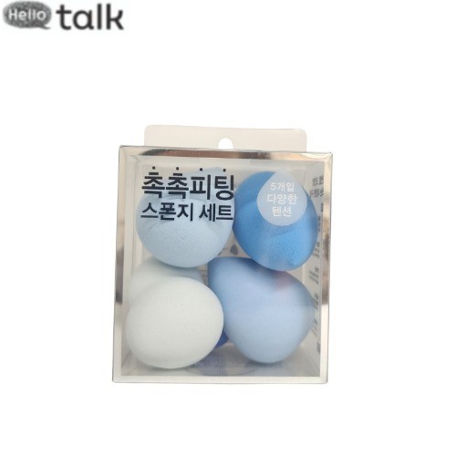 HELLO TALK Watery Sponge Set 5 ชิ้น