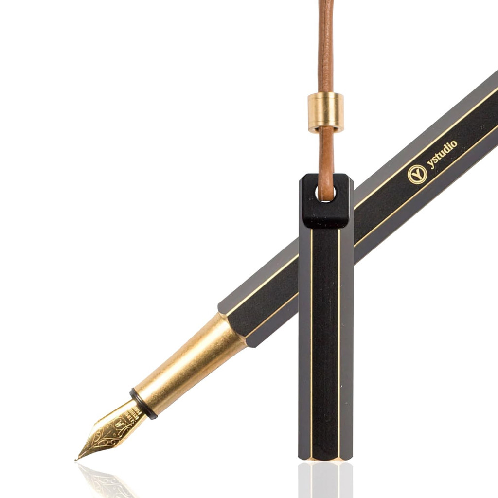 ystudio Y-studio/ไวสตูดิโอ แปรงปากกาแบบพกพา สีดำ YS-STAT-20