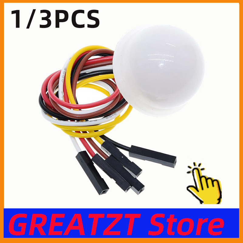 GREATZT 1/3PCS อัจฉริยะอิเล็กทรอนิกส์ BH1750 BH1750FVI ชิปแสงความเข้มแสงโมดูล Light ball สําหรับ Ard