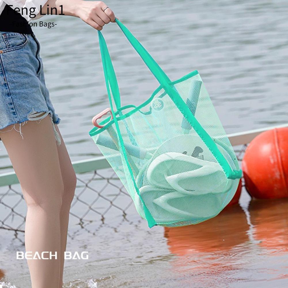 กระเป๋าถือ Flyn มีตาข่ายและมีความจุมากๆ เหมาะสำหรับเก็บเครื่องสำอาง