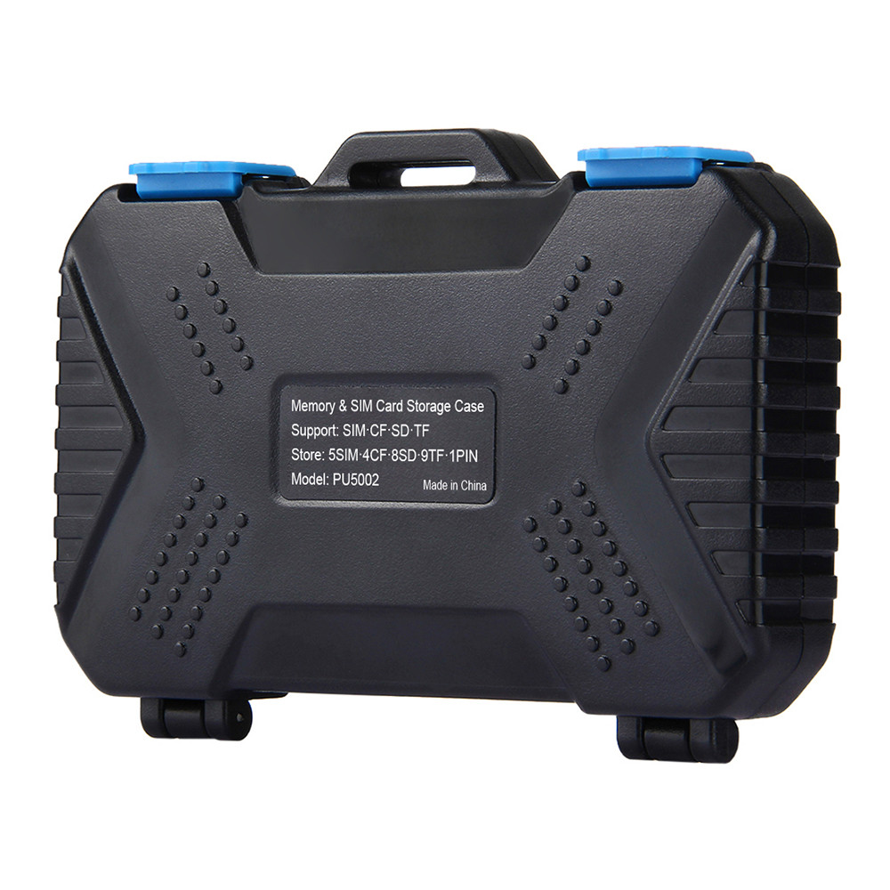 Happyday365-TH XIXIAN เครื่องอ่านการ์ดหน่วยความจำกันน้ำกล่องเก็บสำหรับ USB CF TF ซิมการ์ดเคสใส่เคสคอ