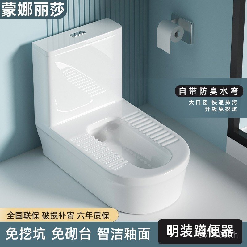 Squat Squat Squat Squat Stool เปลี่ยนเป็นไต้หวัน-Made Desktop-Free Pit Deodorant Integrated Toilet S