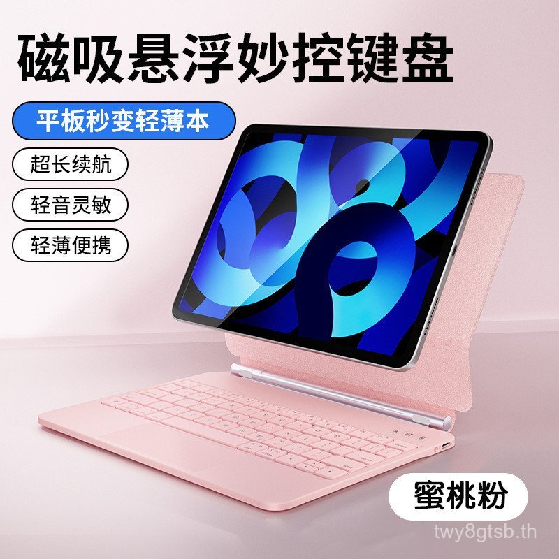 ใหม่ Magnetic Magic Control Keyboard 2025 พร้อม Backlight เหมาะสําหรับ iPad37/36/43/43 ซม.Magic Control Keyboard