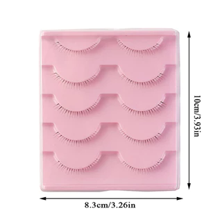 Under Eyelashes Daily Makeup Manga Natural Wispy 5 คู่ก้านโปร่งใส