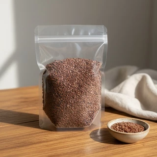 เมล็ดแฟลกซ์ 1 กิโลกรัม (Flaxseed 1 Kg) เมล็ดเฟล็กซ์ สีน้ำตาล Brown Flax seeds แฟล็กซ์ ธัญพืช