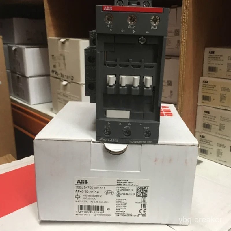 ABB 3-ploe contactors AF series AC/DC operated  1NC 1NO  40A 18.5kw  AF40-30-11-13