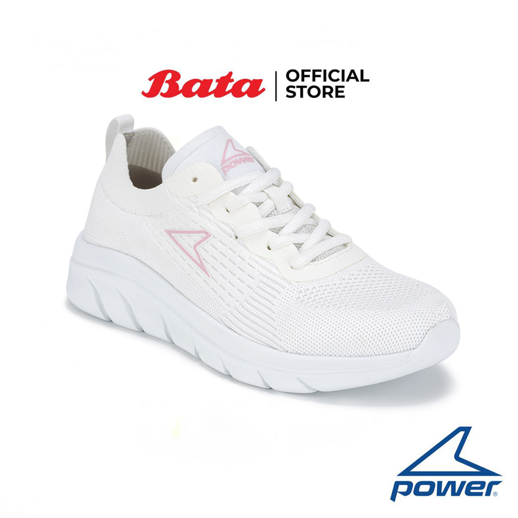 Bata บาจา Power รองเท้าผ้าใบแบบผูกเชือก ออกกำลังกาย สำหรับผู้หญิง รุ่น BONDI สีข