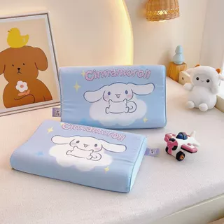 Sanrio Children หมอนยางพาราธรรมชาติผ้าฝ้ายแท้ปลอกหมอนการ์ตูนหมอน Core