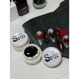 Non wipe SPOT Black Gel เนื้อเจลสีดำ Organail สำหรับขัดผงเล็บโดยเฉพาะ 5g -NT nail