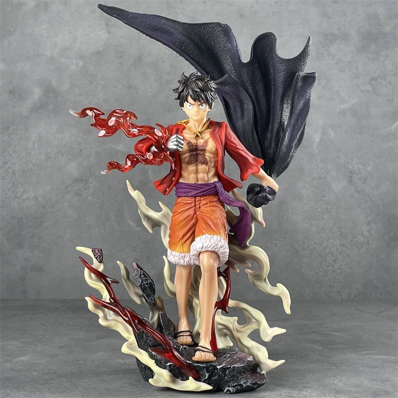 One Piece GK Resonance Sakura Luffy เดิน Luffy ชุดเครื่องประดับรูปปั้นอะนิเมะรูป Fast Shipping