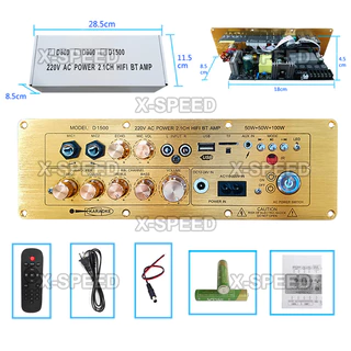 แอมป์จิ๋ว D900 200W เครื่องขยายเสียงบลูทูธ D800 1002t Audio HiFi D1500 แอมขยายเสียง เครื่องขยายเสียง tube amplifier usb