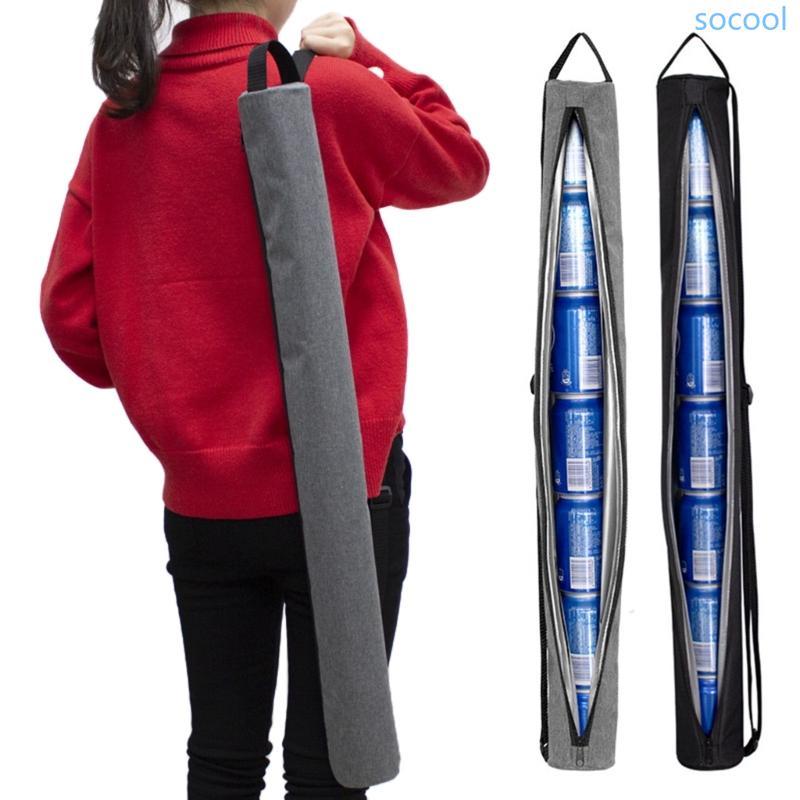 Soc* Beer Sleeve Golf Cool Bag สําหรับผู้หญิง Man 7 Cans Golf Insulated Cool Sleeve