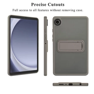 เคสพร้อมขาตั้ง สําหรับ Samsung Galaxy Tab A11+5G 11นิ้ว SM-X230 X236B A11 8.7" SM-X130 x133 X135N แท็บเล็ตปลอกโปร่งใสกรอบกันกระแทกกรณี