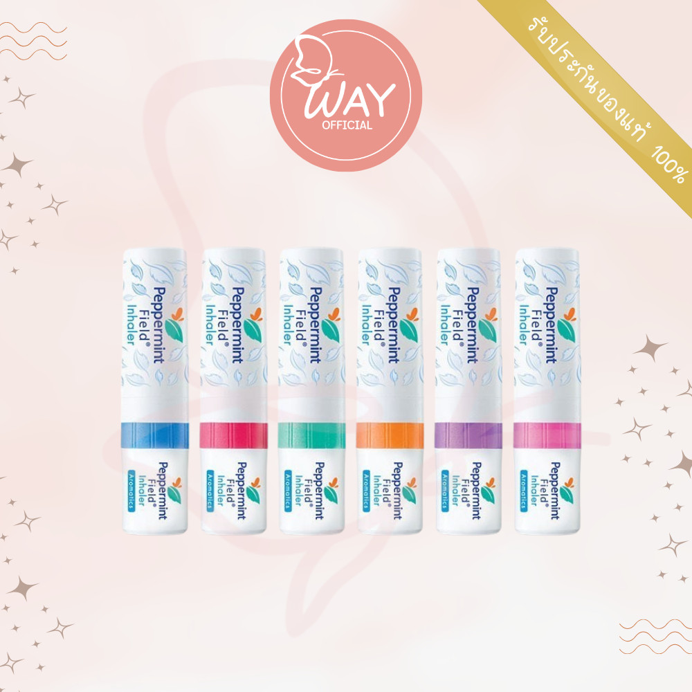 [Way] ยาดมเป๊ปเปอร์มิ้นท์ ฟิลด์ อินเฮเลอร์  Peppermint Field Inhaler 2CC