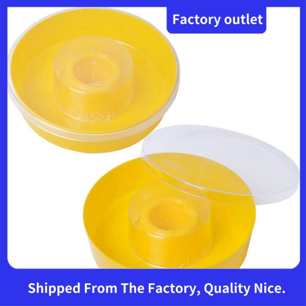 Hive รอบ Hive Top Water Feeder ชามดื่มสําหรับ Bees ดื่มและการเลี้ยงผึ้งอุปกรณ์ (2 แพ็ค)