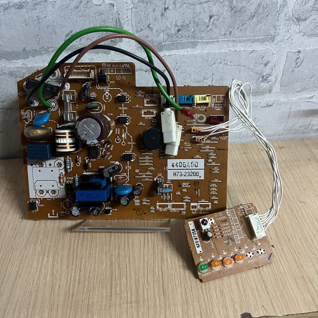 ACXA73C42430 แผงวงจรแอร์ Panasonic รหัส A73-23200 แผงบอร์ดคอยล์เย็น รุ่น CS-PN30UKT อะไหล่แท้มือสอง