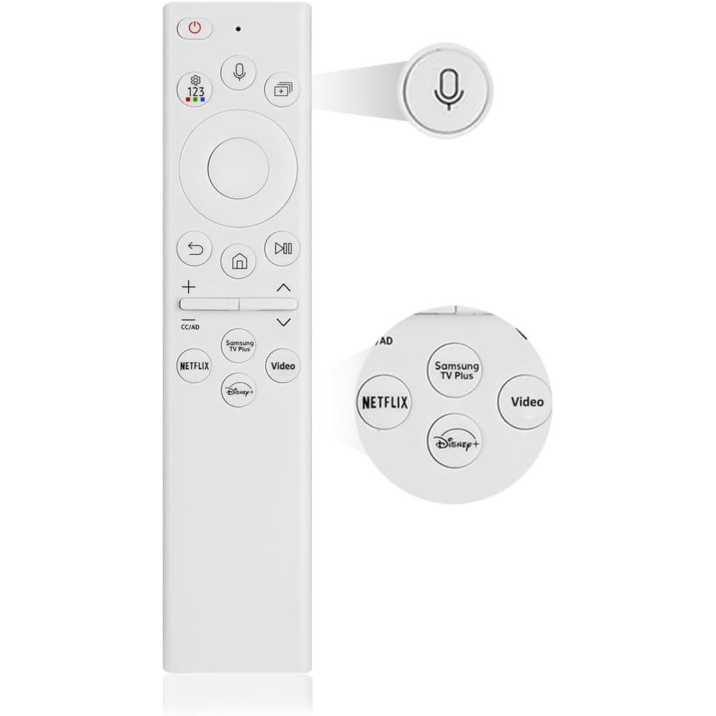 สําหรับ Samsung Frame TV Remote Replacement, สําหรับ 2018-2024 Samsung Frame Remote, ฟังก์ชั่นเสียง 