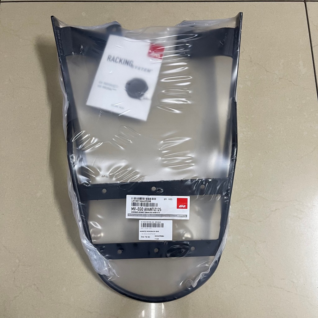 YAMAHA EGO AVANTIZ 125 EGOAVANTIC SCOOTER MONTRACK GIVI GV MV ADVANCE MONO TOP BOX RACK