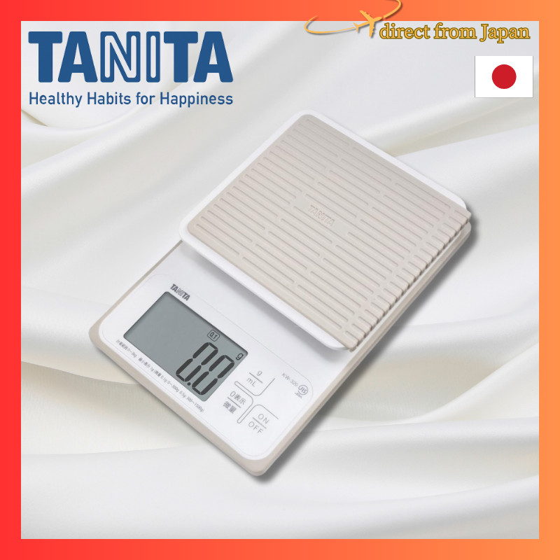 Tanita Cooking Scale Kitchen Scale Waterproof Digital 3kg 0.1g Unit KW-320 WH Washable Kitchen Scale