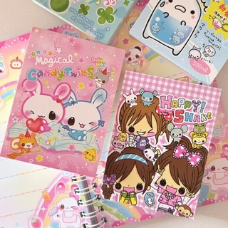 70แผ่นน่ารักญี่ปุ่นสมัยเก่าสไตล์แผ่นบันทึกข้อความกระดาษน่ารักโน๊ตบุ๊คแบบพกพาสาว สมุดบันทึก บันทึกเครื่องเขียนของเล่นโรงเรียน สถานี