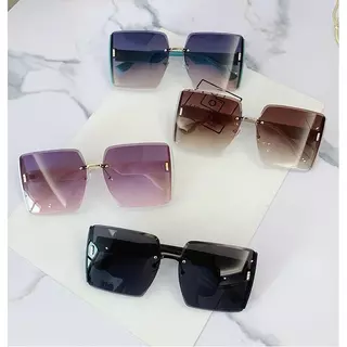 แว่นตากันแดดแฟชั่นกรอบสี่เหลี่ยมสําหรับผู้หญิง,เฉดสีอินเทรนด์ 2725