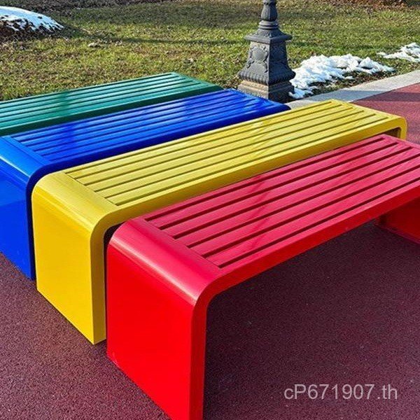 พนักพิง j ที่นั่งพักผ่อนกลางแจ้งสแตนเลส Omega Park เก้าอี้ Courtyard Rest Bench ทั้งหมดเหล็กห้างสรรพ