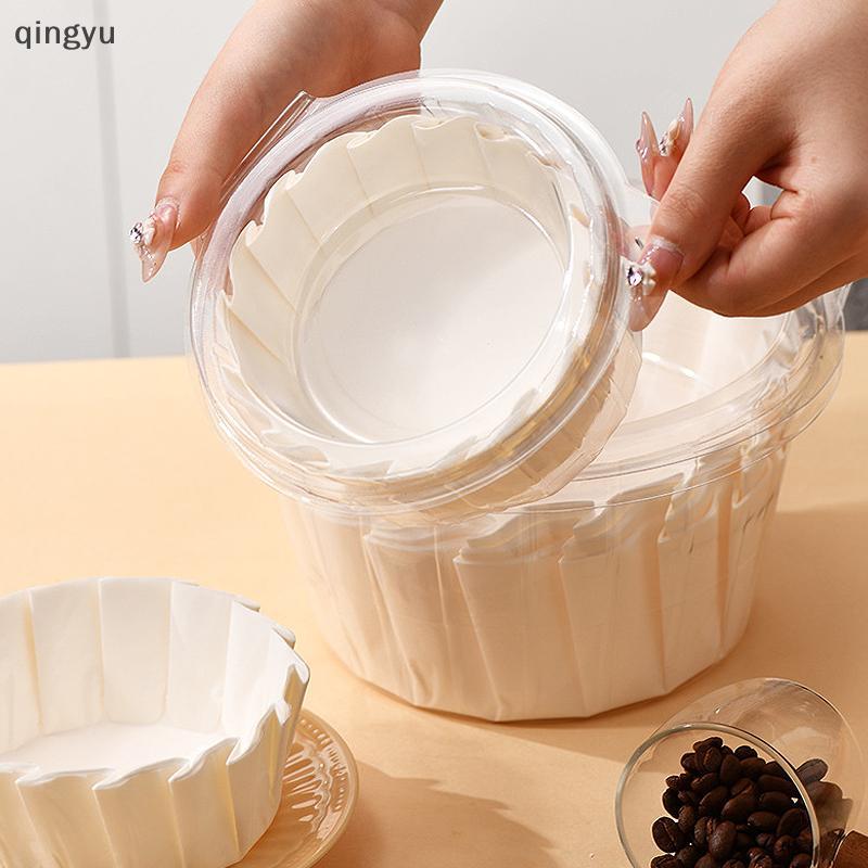 [qingyu] 50 ชิ้น 4 6 8 นิ้วพับ Cupcake Liner ถ้วยอบสําหรับงานแต่งงานมัฟฟินแม่พิมพ์เค้กถ้วยกระดาษ Oilproof เค้กห่อใหม่สต็อก - รูปที่ 7