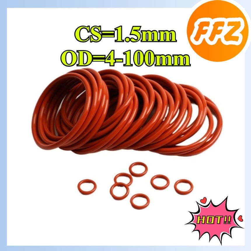 โอริง ORing O-ring ยางโอริง VMQ เลือกขนาดได้ ( CS1.5mm * OD4-100mm)FS-MB-4