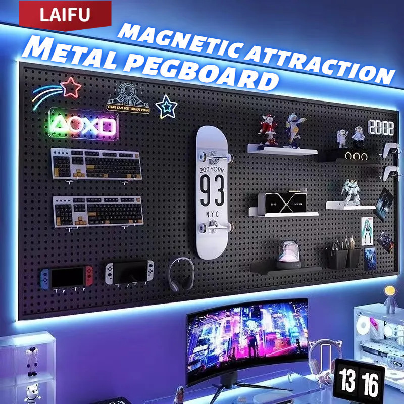 Pegboard Wall Board Pegboard Wall Pegboard Hook Pegboard กระดานหลุม MRSR