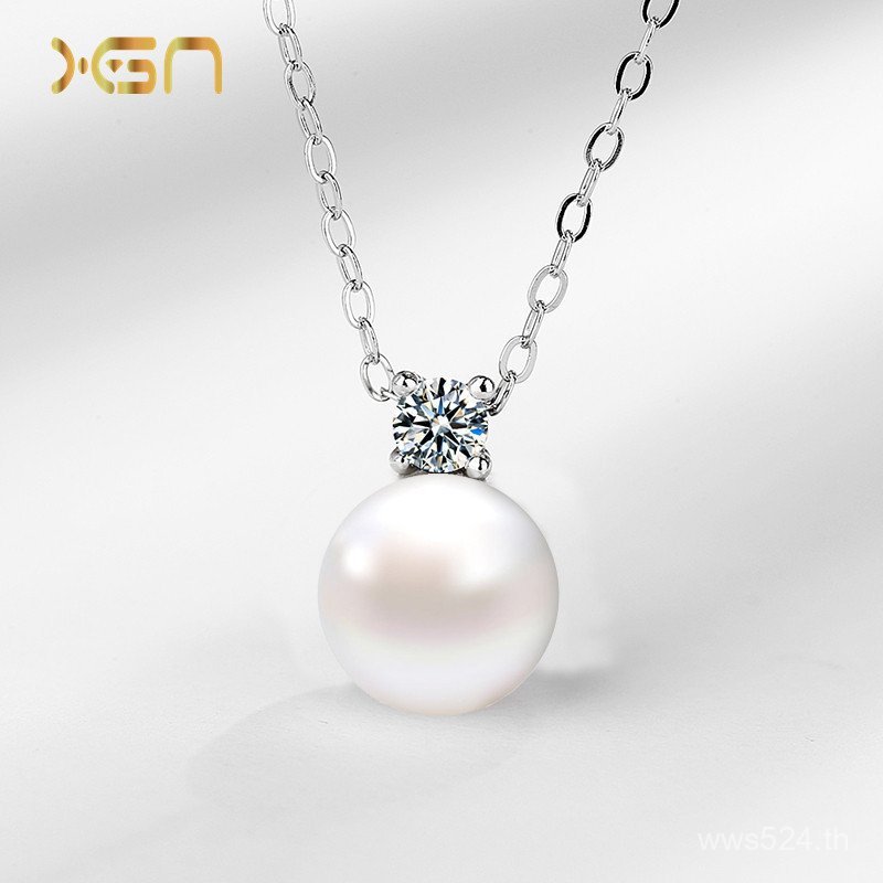 สร้อยคอสแตนเลสสตีล สไตล์โมเดิร์น พร้อมมุกสีเงิน สำหรับเป็นของขวัญวันเกิด ดีไซน์สุดหรูจากสังกะสีส925 