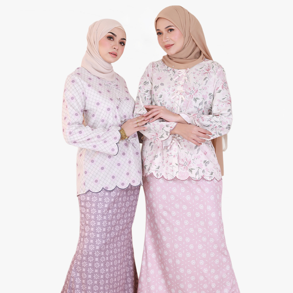 KM Qairina Muslimah Baju Kurung Print Floral [K26610]