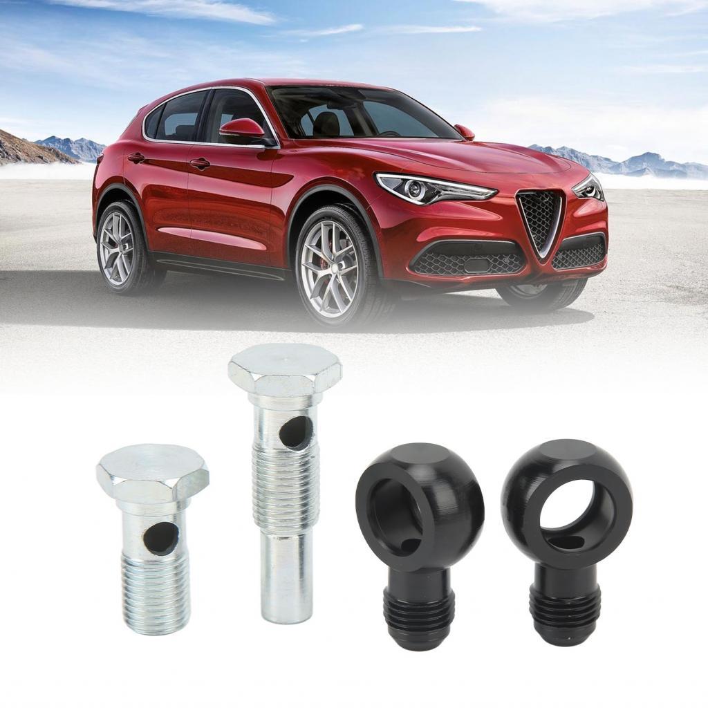 Transmission Cooler Banjo FITTING Kit AN6x1/4NPSM ทนทาน Trans Oil อะแดปเตอร์ Antirust สำหรับ 4L80E เ