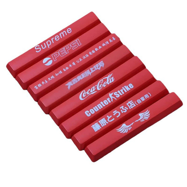 keycap keycap ใส 6.25 u ที่ไม่ซ้ํากัน ABS โปร่งแสง Space Key MX การใช้ฉีดเลเซอร์แกะสลักเริ่มต้น D Fu