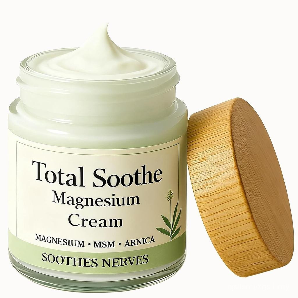 Total Soothe Magnesium Cream-Joint Soothing Cream, ประกอบด้วยสูตรการขนส่งแร่, MSM และ Arnica ส่วนผสม
