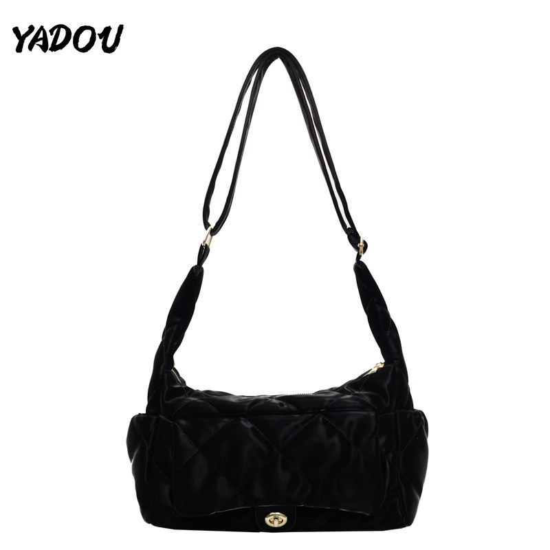 กระเป๋าสะพายข้างยัดาว YADOU ลายเรเดียนต์ ทรงแฟชั่น